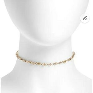 Nordstrom BP Choker Necklace. (Baby blue) New!